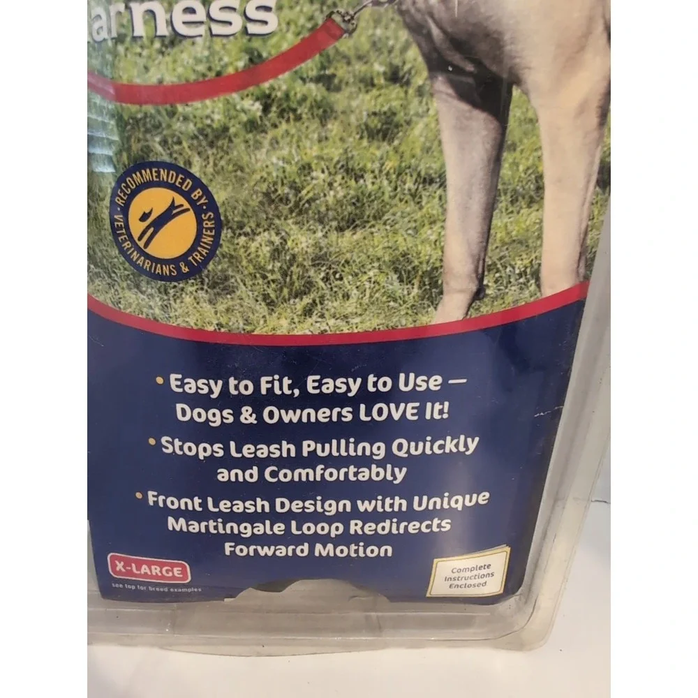 PREMIER‎ EASY WALK HARNESS COLOR Red/SILVER SIZE X-Large